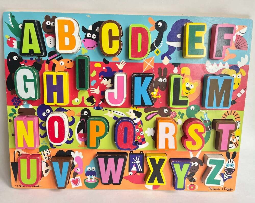 Melissa & Doug Alphabet Chunky Puzzle